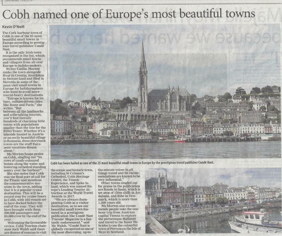 Townhouse In Centre Of Cobh Apartamento Exterior foto